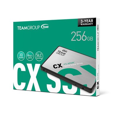 TEAMGROUP SSD disk CX2 256 GB 3D NAND SATA 3 2.5"